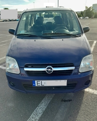 Opel Agila cena 4800 przebieg: 139400, rok produkcji 2004 z Łódź małe 56